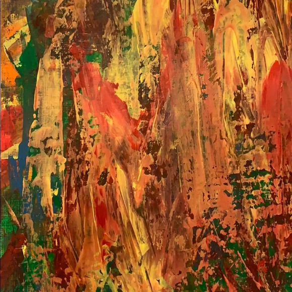 Red, Yellow, Green, Blue, Orange original acrylic - Picture 5 of 5